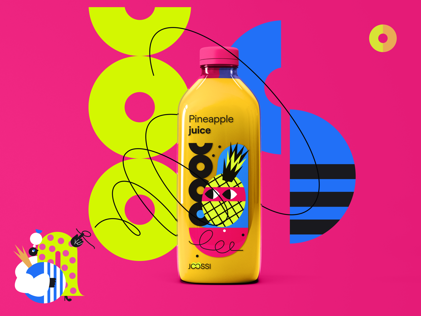 Juice Packaging Design: Pineapple design by tubik.arts on Flames