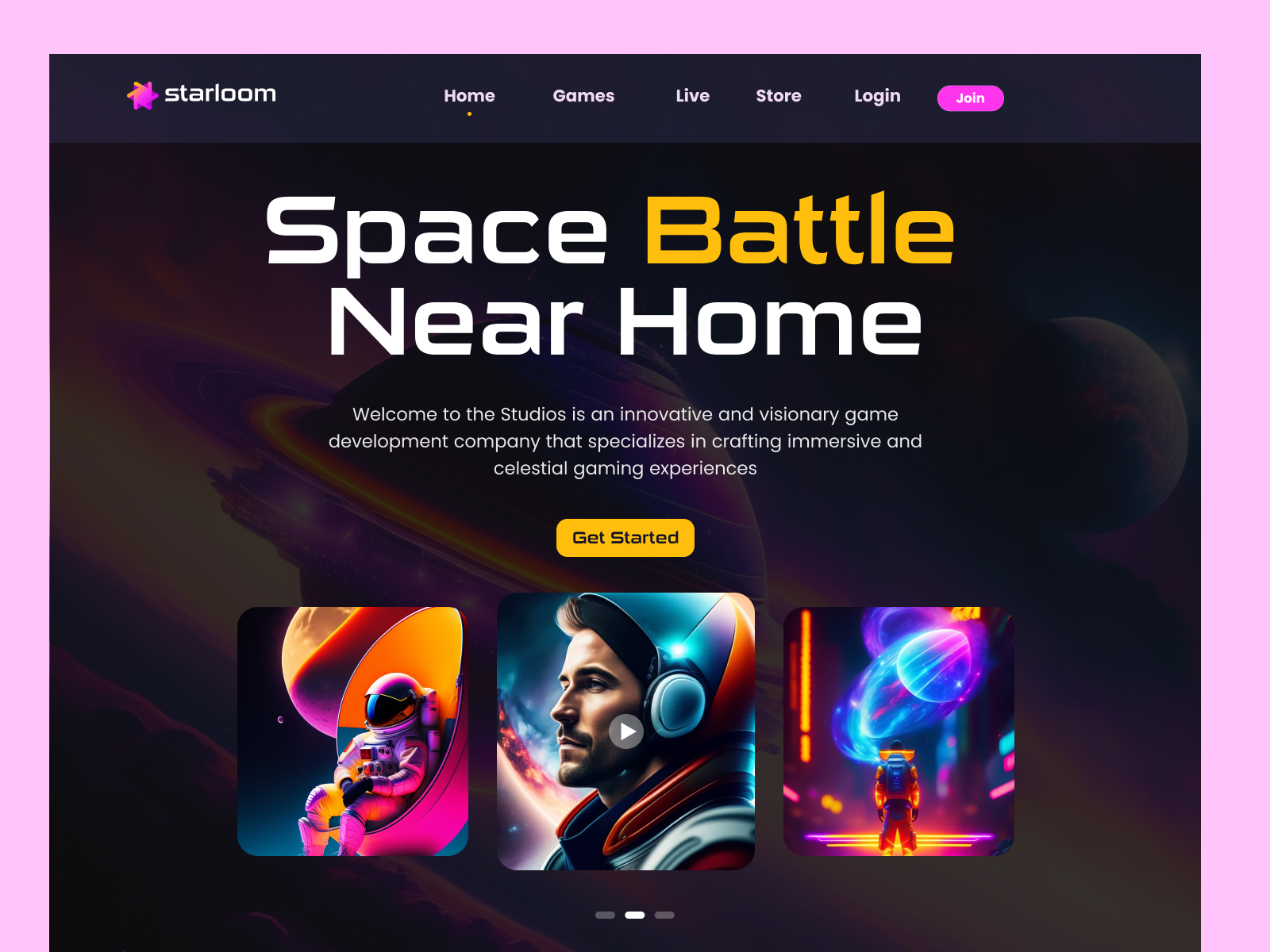 Space Battle Near Home: A Gaming Voyage design by Ahmed Rumon on Flames