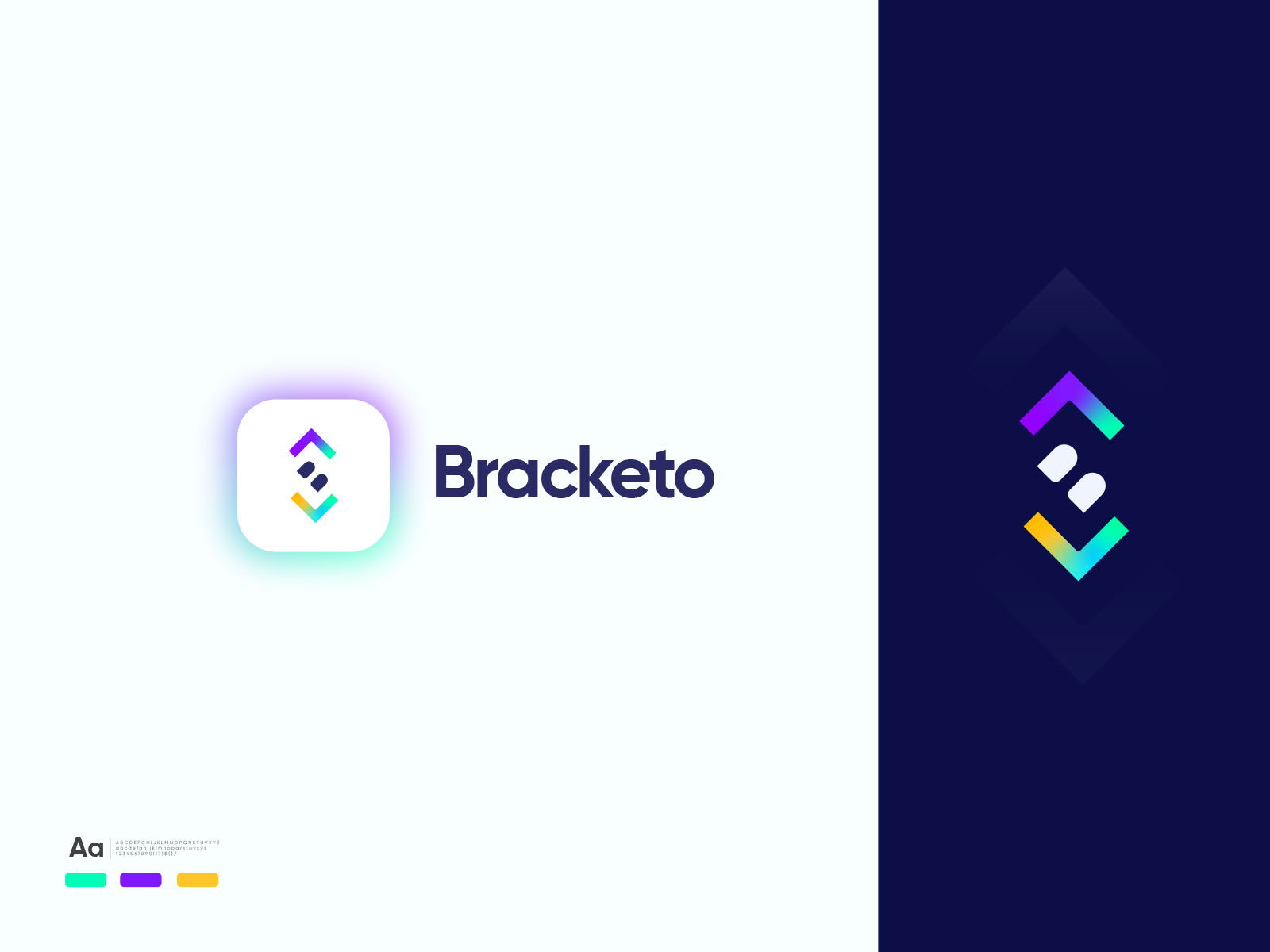 Bracketo Logo and Branding Design design by Ahmed Rumon on Flames