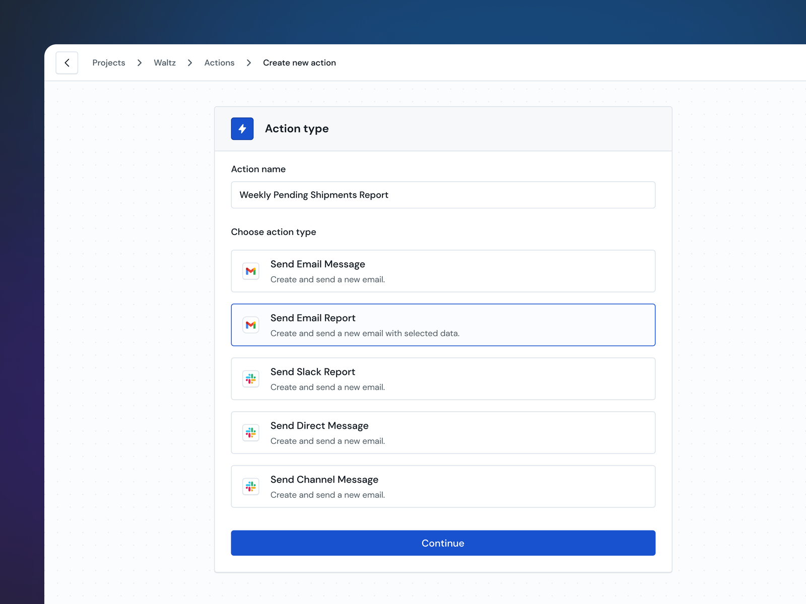 Workflow Automation Interface Overview design by Semiflat on Flames