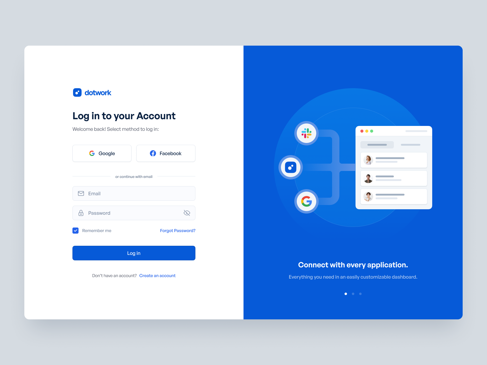 Modern User Interface for Secure Login design by Semiflat on Flames